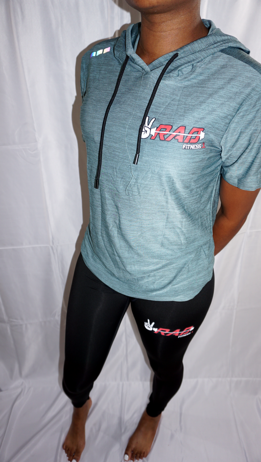 Short Sleeve Uni-Sex Hoodie