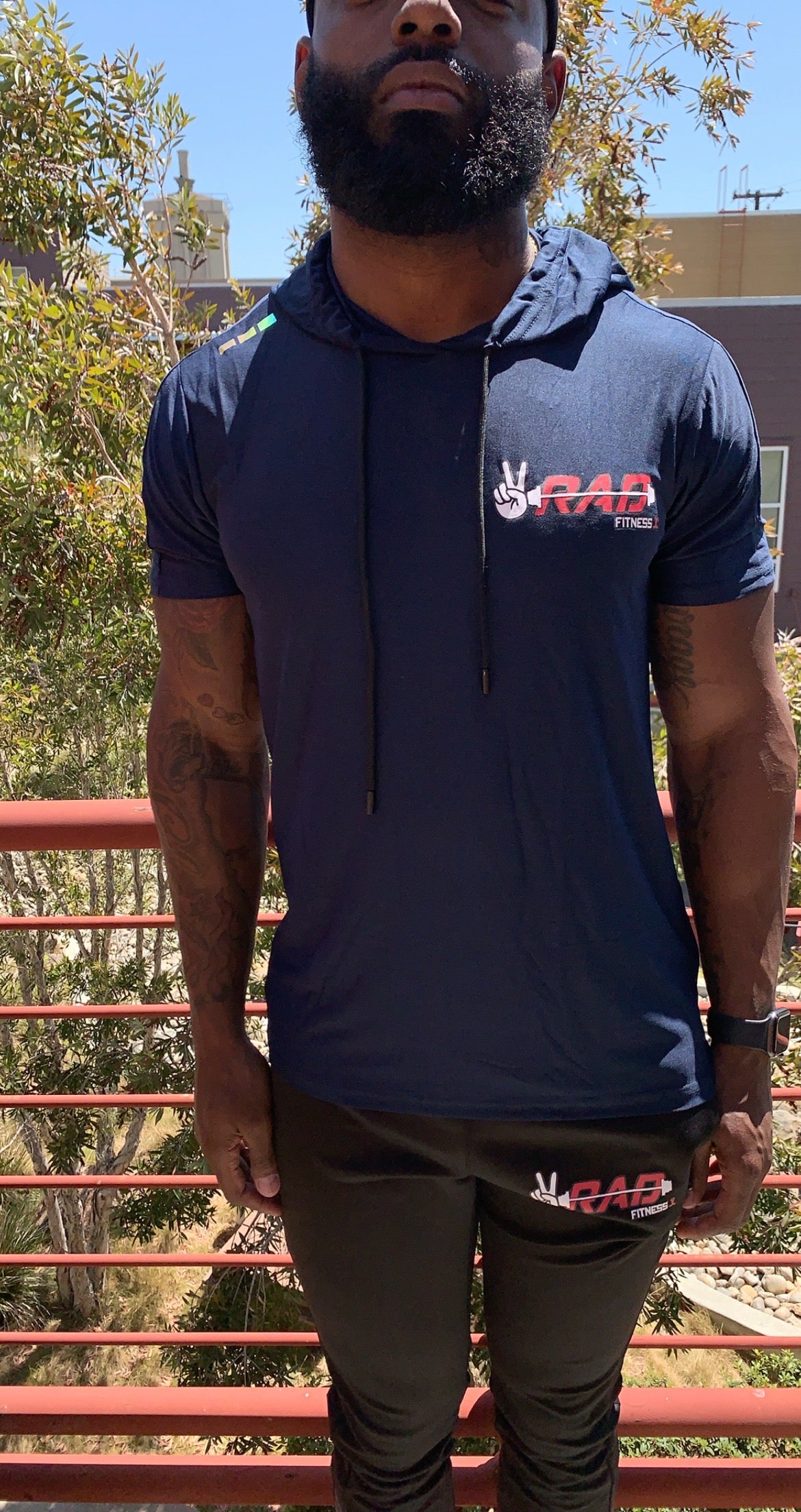 Short Sleeve Uni-Sex Hoodie