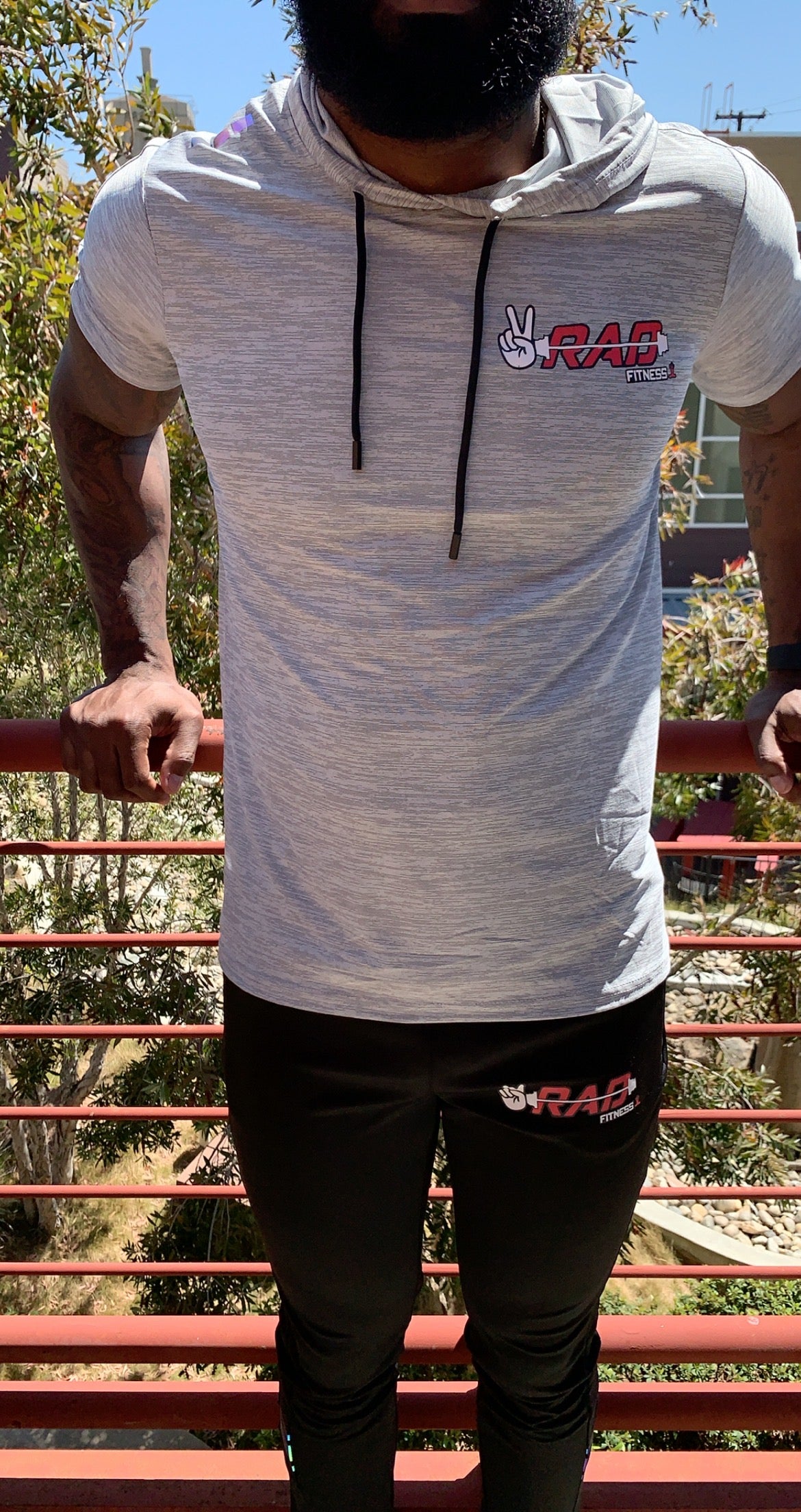 Short Sleeve Uni-Sex Hoodie